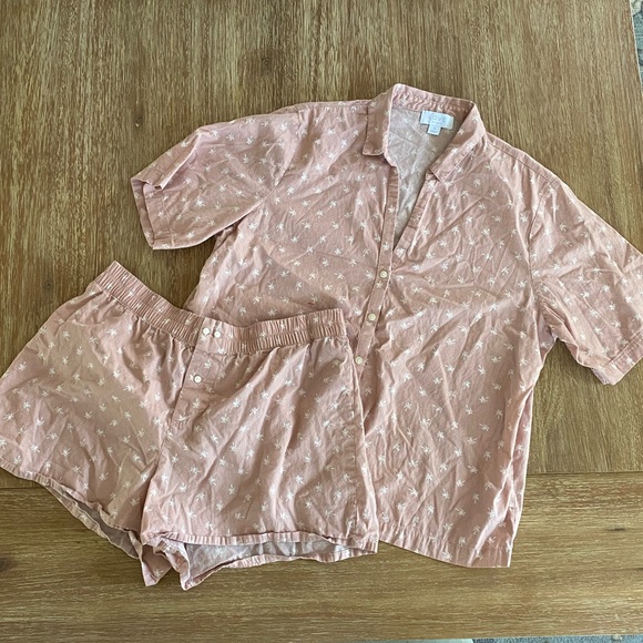 GAP Other - Love by Gap Women’s Palm Tree Print Pajama Set